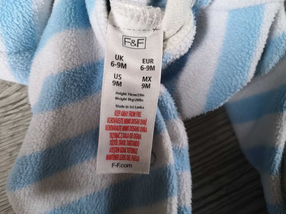 Pajacyk niemowlęcy 74 F&F