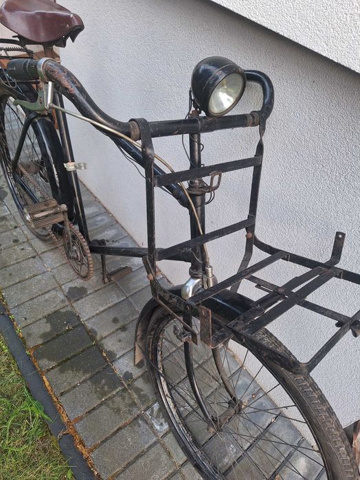 Stary powojenny rower PRL zabytek antyk
