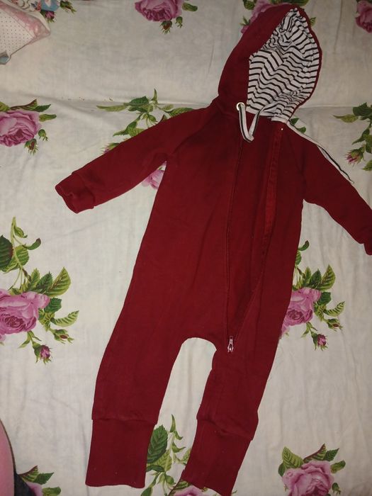 Утеплений комбінезон на флісі, ромпер, чоловічок