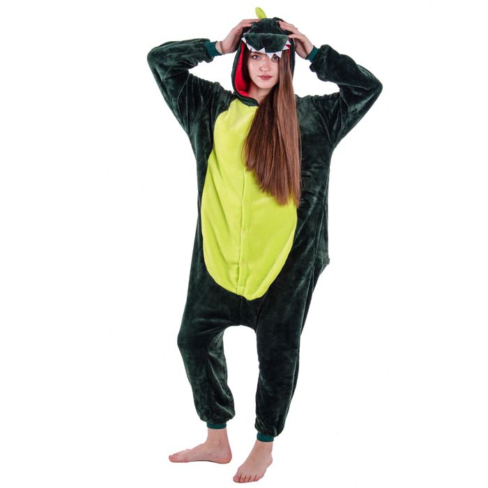 Piżama Kigurumi Kombinezon Przebranie Dinozaur M 155-164 cm
