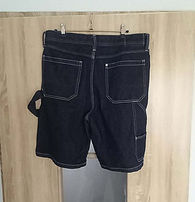 Ciemnogranatowe szorty męskie, H&M,r.L