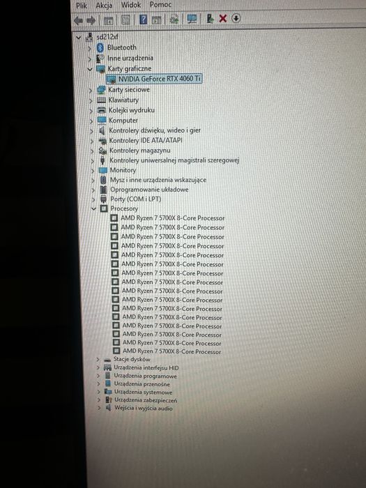Computer rtx4060ti(16gb) Ryzen7 32RAM