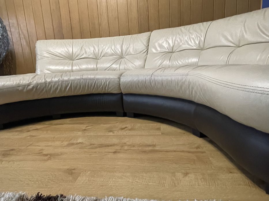 Piekna sofa- SKÓRA NATURALNA ~3m