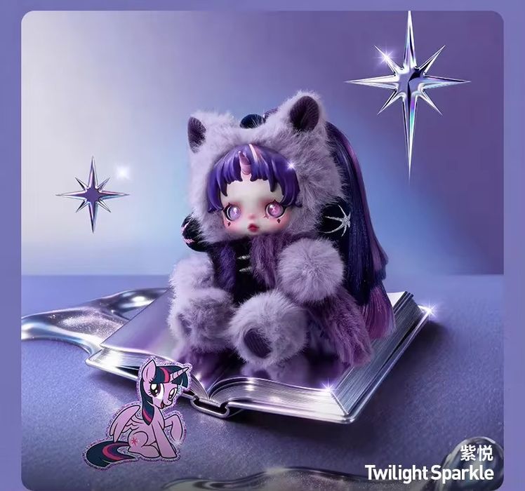 В наявності ‼️ Оригінал Pop Mart SKULLPANDA × My Little Pony