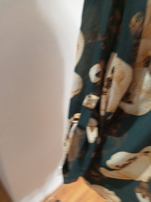 Bluzka zielona w kwiaty r.XL