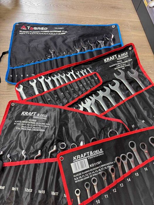 Набір ключів комбінованих ключі рожкові ключі накидні з тріщоткою