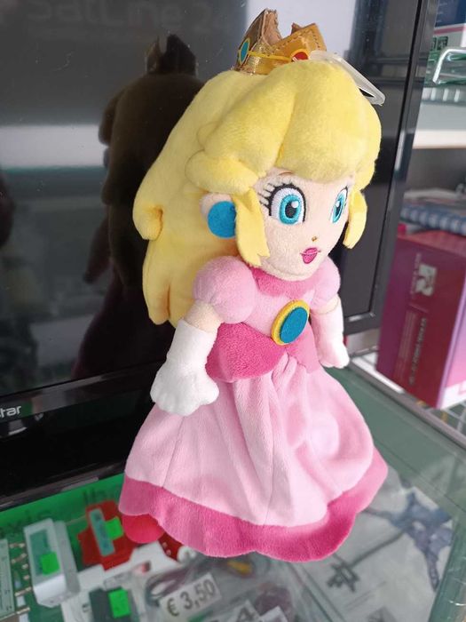 PROMO:Peluche Princess Peach Super Mario Nintendo 25cm