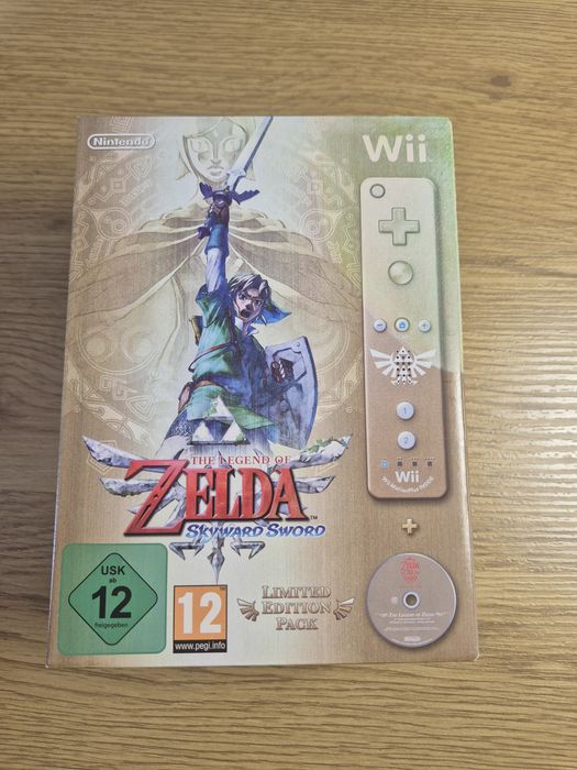 The Legend of Zelda: Skyward Sword Limited Edition Pack (Wii) — SELADO DE FÁBRICA