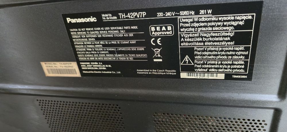 Panasonic Viera 42 cale plazma TH-42PV7P