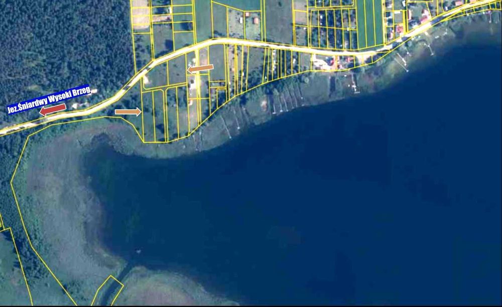 Mazury Jezioro Białoławki - działki rekreacyjne z linią brzegową