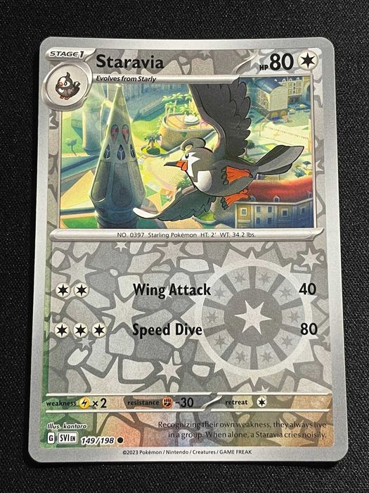 Carta Pokémon Staravia 149/198 Scarlet & Violet