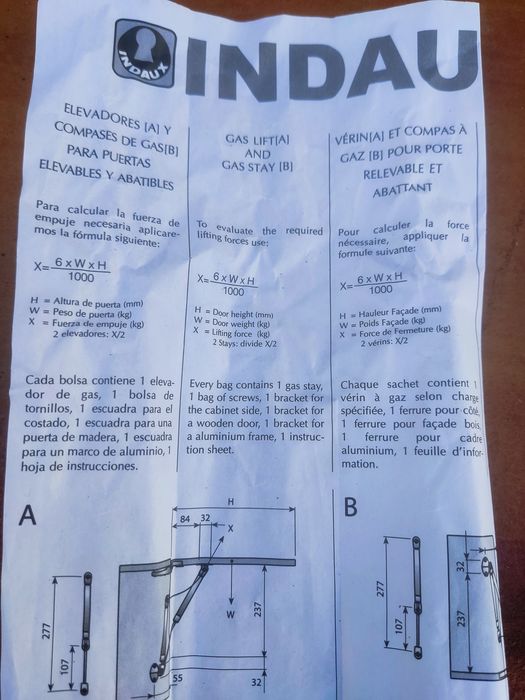 Amortecedores a gás para portas caravanas