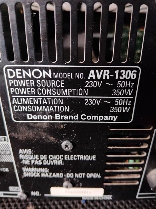 Denon AVR-1306 bez pilota