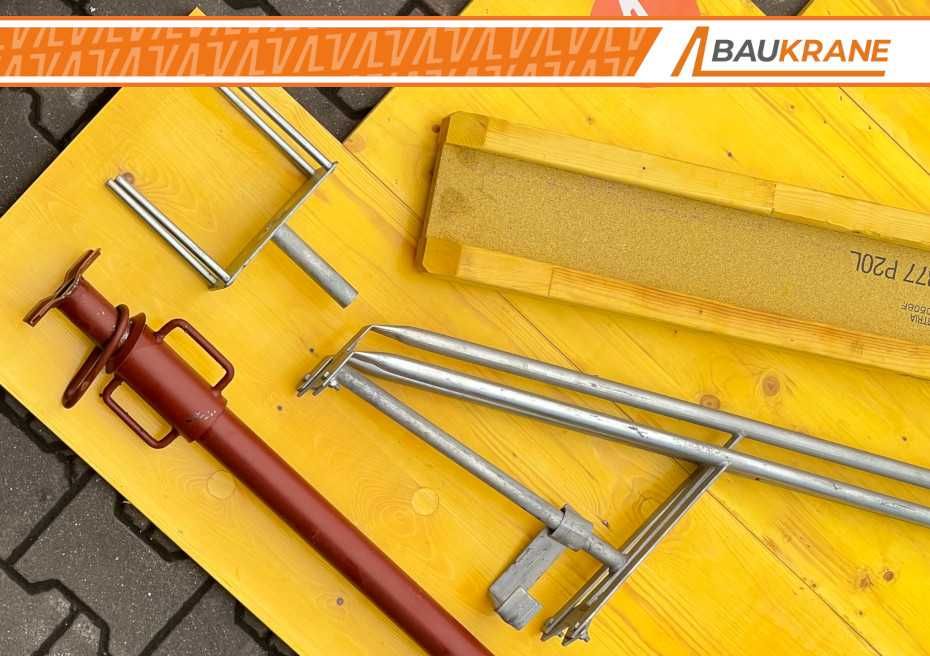 Szalunki Stropowe 100m2 Płyta Trójwarstwowa, Podpory, Dźwigar, 10kN B