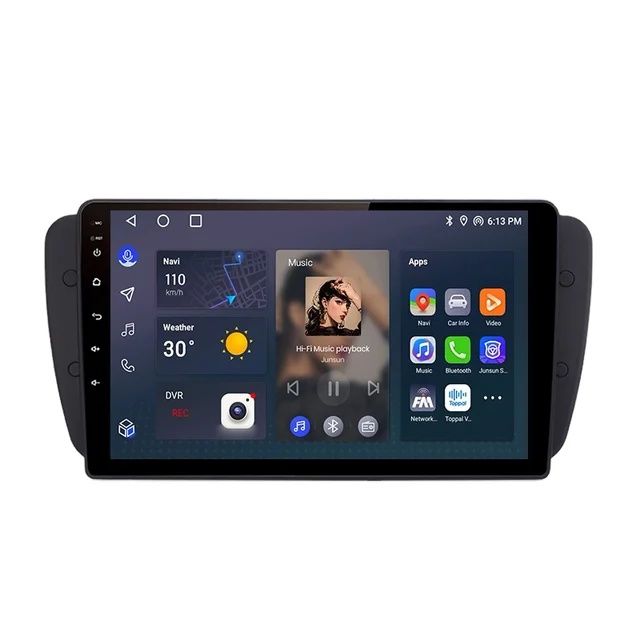Rádio 9" android Seat ibiza 6J 2009-13 CARPLAY WIFI GPS 2/32GB Novo
