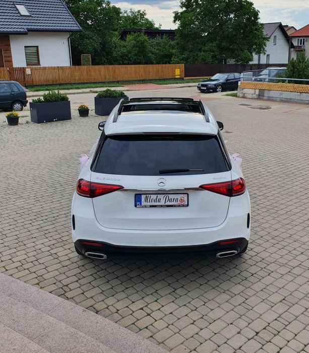 Auto do ślubu, samochód do ślubu. Biały Mercedes GLE 2020 rok !!!