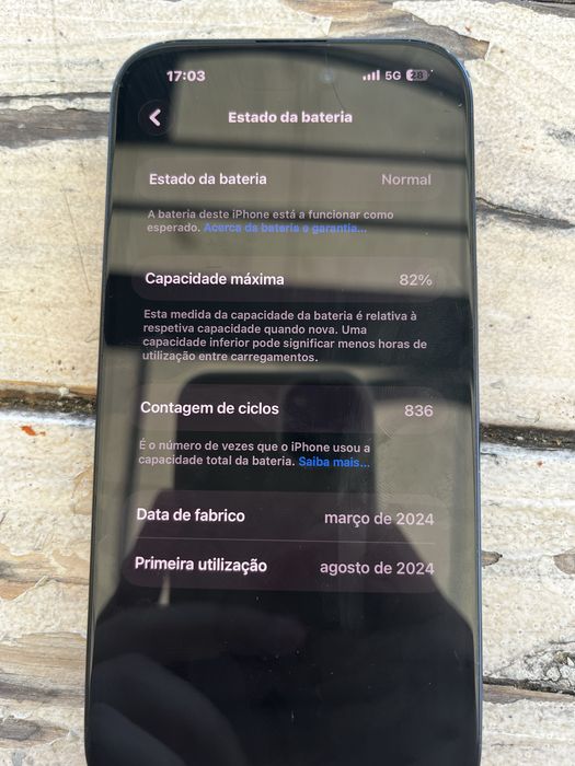 Iphone 15 128gb satisfatorio