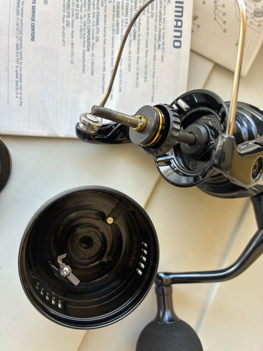 Carreto de spinning Shimano Twin Power XD C5000XG-B Como Novo — Usado 2x — Estado Irrepreensível — 340€ Fixo made in Japan