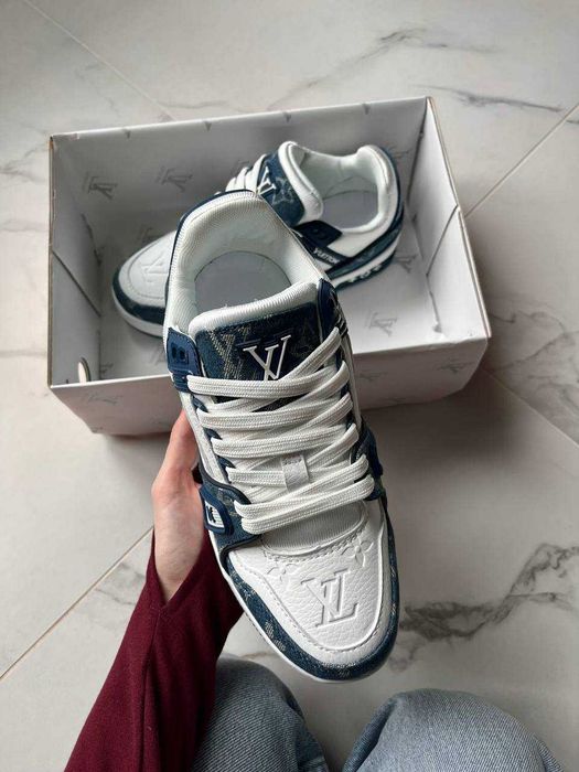 36-45 Louis Vuitton Trainer White Blue