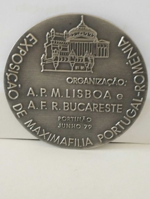 Medalha Exposição de Maximafilia 1979 / Com portes