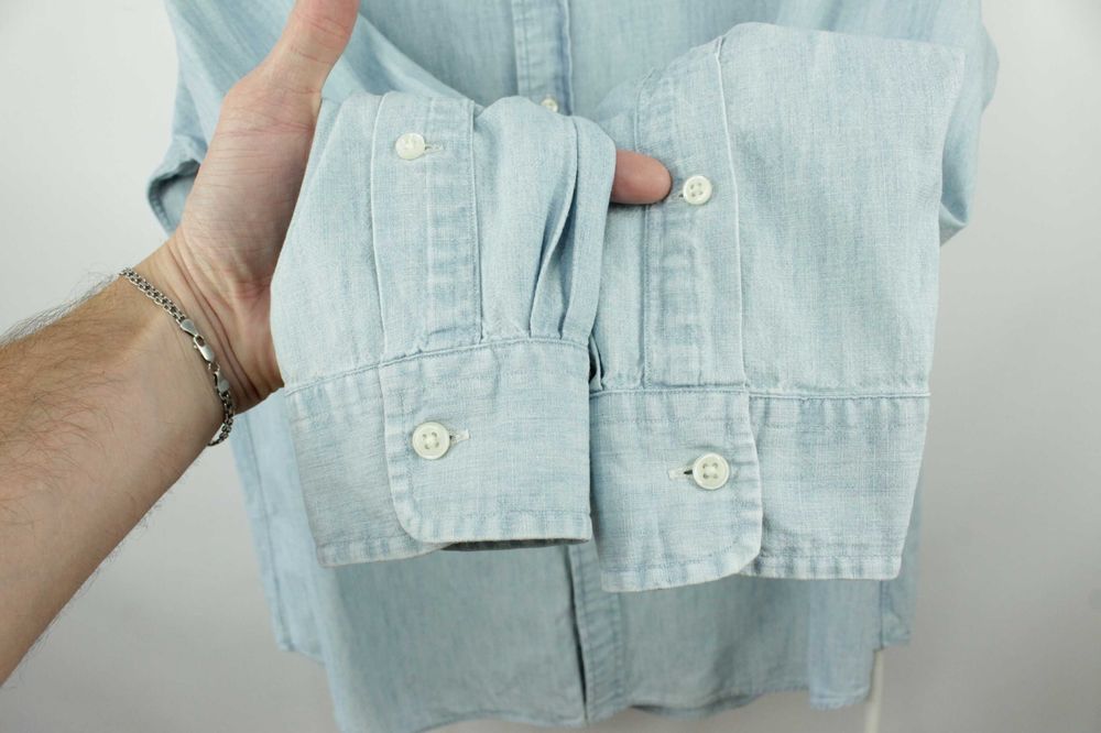 Стильна брендова сорочка рубашка Polo Ralph Lauren Chambray Shirt Розмір ХЛ