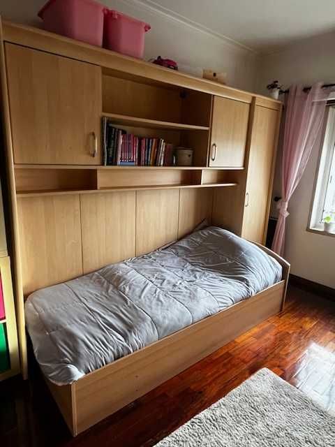 Mobilia, Móvel, Cama, Roupeiro, Estante de Quarto Criança tipo Estúdio