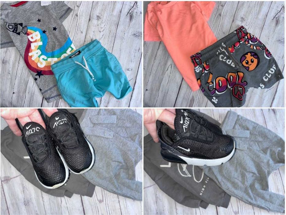 r.86-92 Mega paka 58szt zestaw ubranek dla Synka chłopca nike adidas
