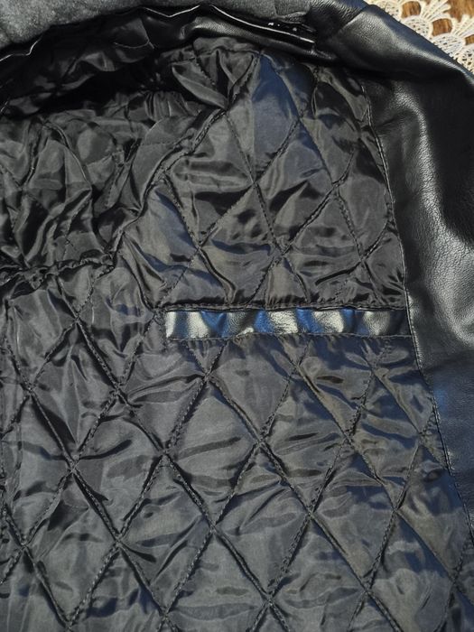 Nowa kurtka skórzana firmy"J.Style"+ skórzana czapka.