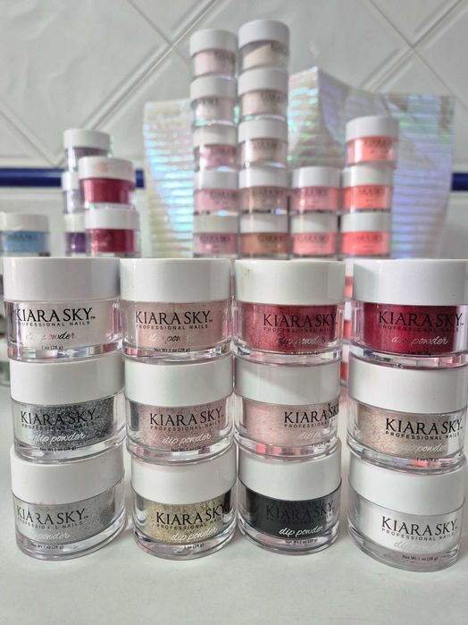 Lote de 66 frascos de pó de imersão Kiarasky NOVOS!