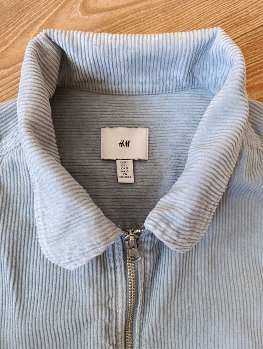 ХІТ! Крутезна чоловіча Вільвет Куртка/Овершот H&M