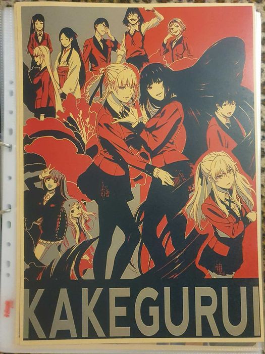 Plakat Kakegurui A3 30x42 Dekoracja idealny na prezent