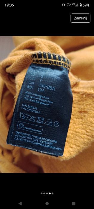 Bluza crop top polar vintage retro bestseller hot 36/S H&M