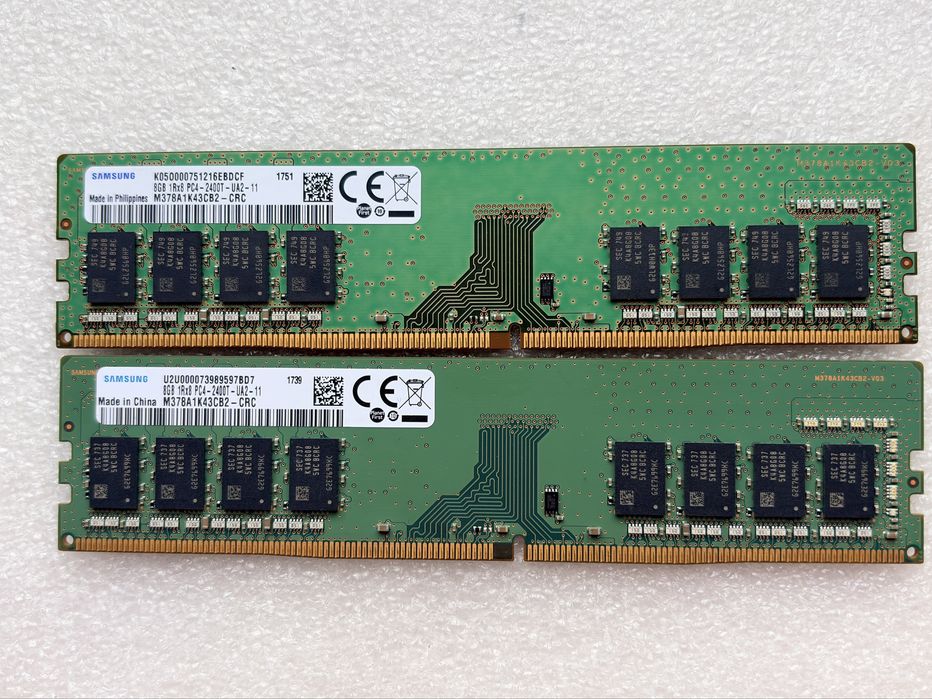Samsung 2x8GB DDR4 2400MHz M378A1K43CB2 - CRC