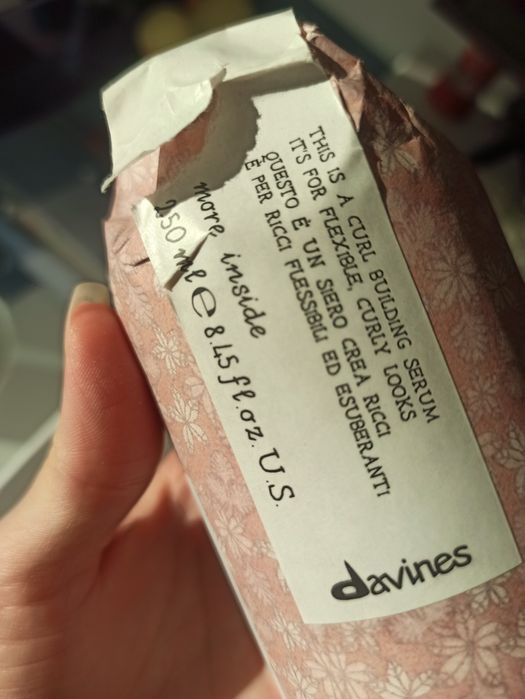 Davines Curl Building serum do loków podkreślające skręt 250 ml