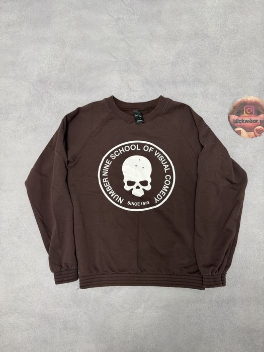 свитшот Number Nine School Of vision brown M L vetements rick owens