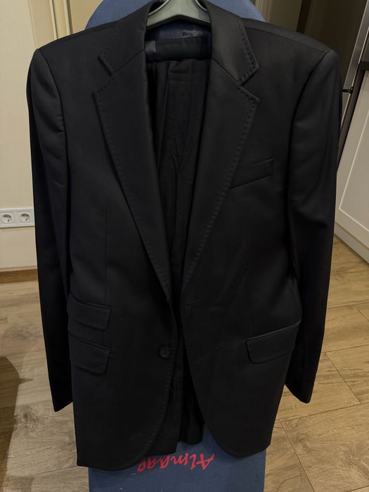 Класичний чоловічий костюм-двійка Zara Man (піджак + штани) / Slim Fit