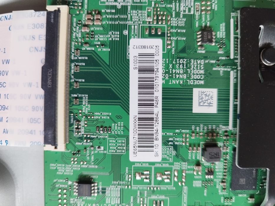 Componentes de Smart TV SAMSUNG UE65NU7100/ UE65NU7100WXXC