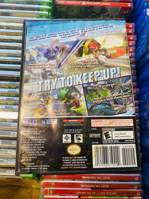 NTSC USA - Sonic Riders [Gamecube]
