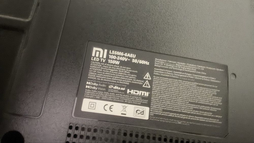 Xiaomi Mi TV 55” 4K Smart TV