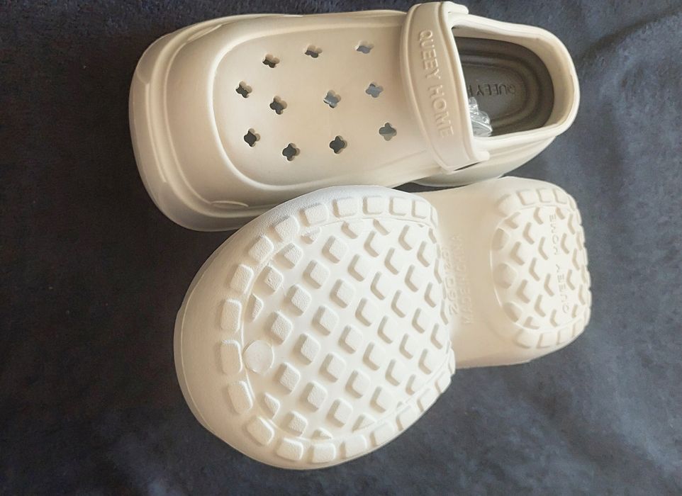 Crocs Сабо Платформа жіночі білі