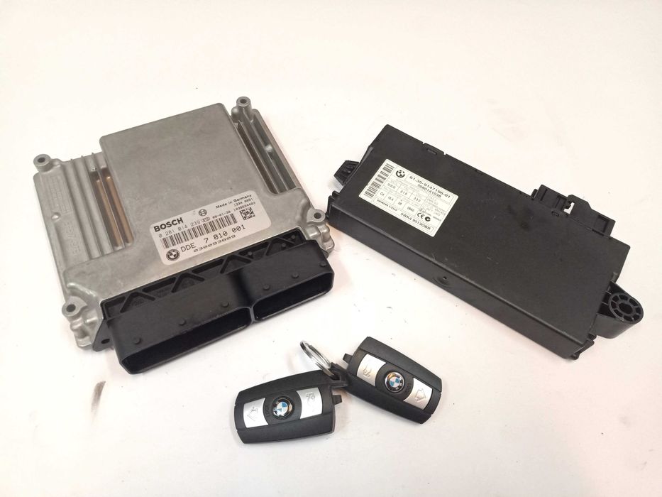Zestaw Startowy BMW E87 N47 118d 143 konie Sterownik Cas kluczyki