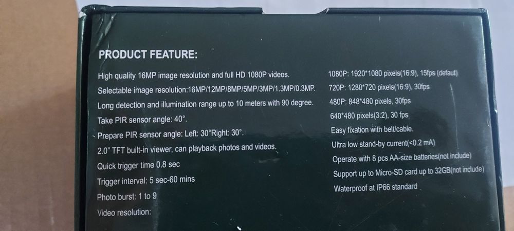 Camara de filmar vida selvagem