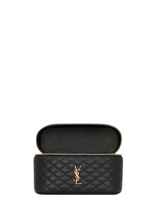 Сумка Saint Laurent Gaby Large Vanity Bag in Lambskin Black