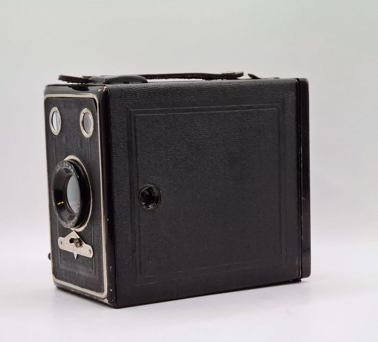 BALDA Micky Rollbox II 1932 – rzadki BOX 127 + futerał + stare dokumenty