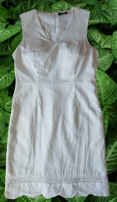 Sukienka letnia * 52% lnu * rozm. L * Papaya