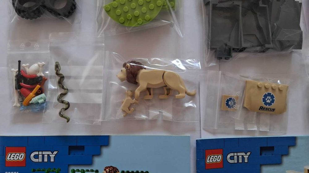 LEGO City 60301 Wildlife Rescue Off-Roader em peças novas