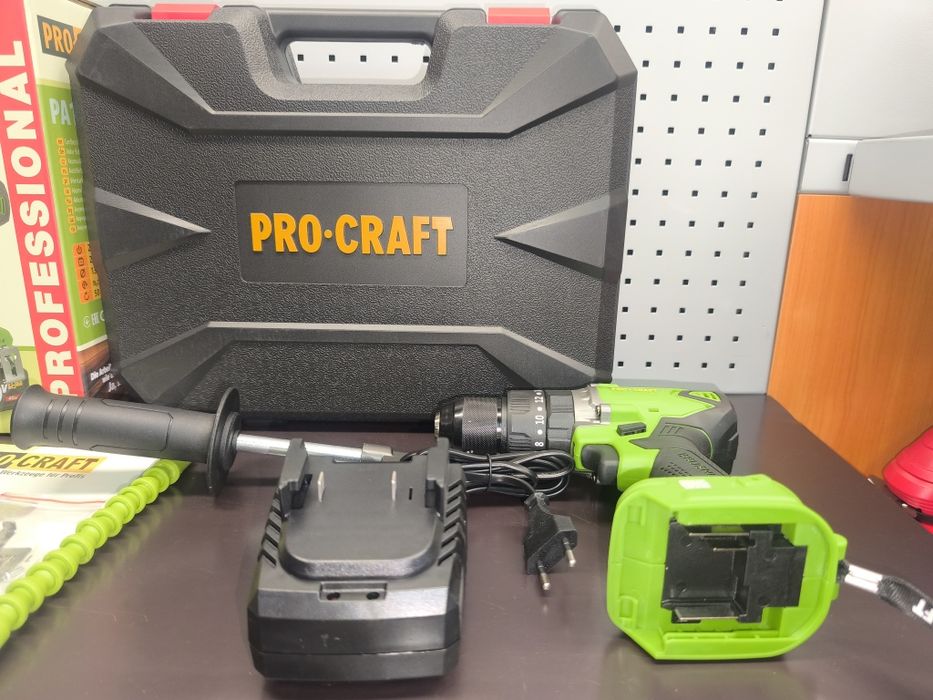 Шуруповерт Procraft PA18BL Universal Extra Без АКБ та З/П