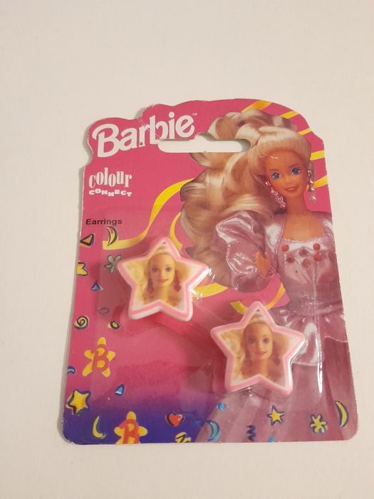 Nowe kolczyki Barbie z lat 80 mattel