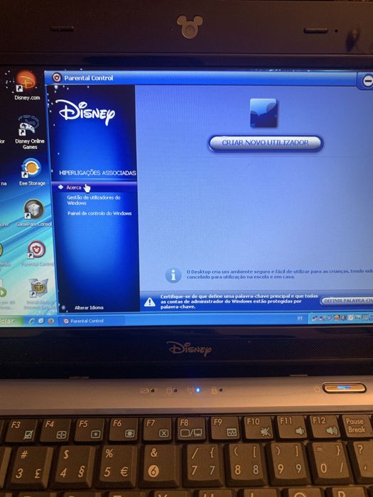 Asus eee pc versão Disney