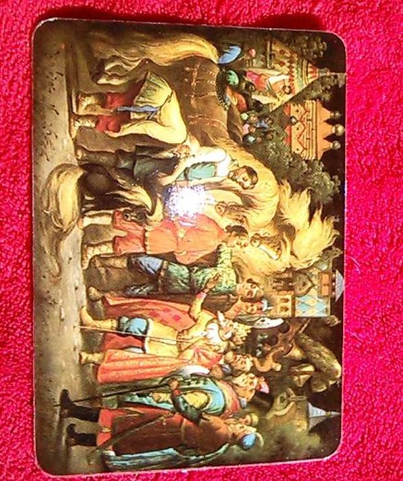 LIV4 - Conjunto de 6 calendários da Associação Portugal-Russia 1986.
